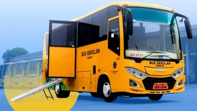Bus Sekolah Disabilitas di Jakarta. (Sumber: Instagram.com/@dishubdkijakarta)