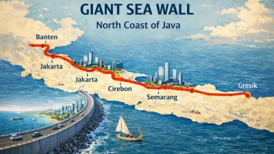 Ilustrasi. Pembangunan tahap awal Proyek Strategis Nasional (PSN) Giant Sea Wall (GSW) direncakanan akan dilakukan pada September 2026. (Sumber: Generate by AI | Foto: Generate by AI)