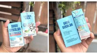 Viral! Beredar Foto Susu UHT Khusus Program MBG, Komposisi jadi Sorotan, Ini Kata BGN