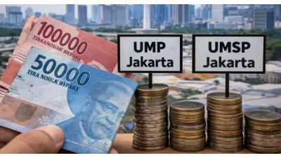 Ilustrasi. Upah Minimum Sektoral Provinsi atau UMSP Jakarta 2026 (Sumber: Generative AI)