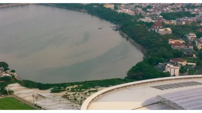 Danau Cincin, Jakarta Utara (Sumber: Instagram @rekammalam)