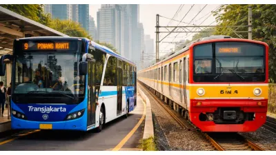 KRL vs Transjakarta, Sama-sama Transportasi Umum Favorit Warga Jakarta, Ini Perbandingannya