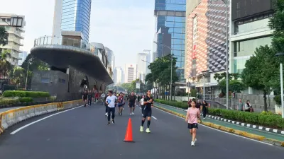 Hari Bebas Kendaraan Bermotor (HBKB) Jakarta Selatan. (Sumber: beritajakarta.id)