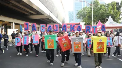 Jakarta Eco Future Festival (JEFF) 2026 kembali menyapa warga ibu kota dengan gebrakan baru, berlangsung pada 3-4 Juli 2026 di Balai Kota. (Sumber: beritajakarta.id)