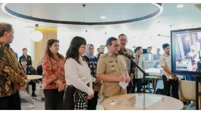 Gubernur DKI Jakarta Pramono Anung saat Meluncurkan Jakarta Urban Knowledge Hub (Sumber: Instagram @dkijakarta)