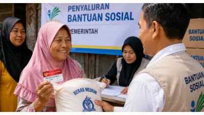 Ilustrasi. Bantuan Sosial (Sumber: Generative AI)
