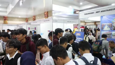 Pelaksanaan Jakarta Selatan Career Fest di Gedung Nyi Ageng Serang, Kelurahan Karet Kuningan, Kecamatan Setiabudi pada 7-8 Juli 2026 menyediakan sebanyak 3.299 lowongan pekerjaan. (Sumber: beritajakarta.id | Foto: beritajakarta.id)