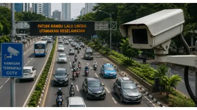Ilustrasi. CCTV Jakarta Takeover (Sumber: Generative AI)