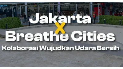 Kolaborasi Pemprov DKI Jakarta Bersama Breathe Cities (Sumber: Instagram @dkijakarta)
