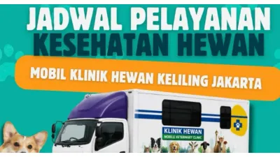 Jadwal Pelayanan Kesehatan Mobil Klinik Hewan Keliling Jakarta (Sumber: Instagram @sudin.kpkp.jaksel)