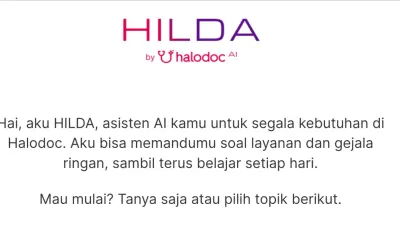 VP of Insurance di Halodoc, Saswat Satadal memperkenalkan inovasi teknologi AI terbaru Halodoc yang disebut sebagai HILDA (Halodoc Intelligent Digital Assistant) untuk layanan Third Party Administrator  (TPA)  Halodoc. (Foto: Dok Halodoc)