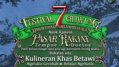 Festival Ciliwung. (Sumber: Instagram.com/@parekraf_jaktim)