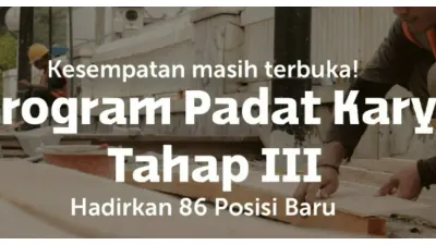 Program Padat Karta Tahap III Hadirkan 86 Posisi Baru (Sumber: Instagram @dkijakarta)
