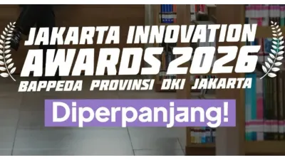 Pendaftaran Jakarta Innovation Awards 2026 Diperpanjang (Sumber: Instagram @dkijakarta)
