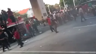 Ilustrasi. Sebanyak 900 personel gabungan disiagakan guna mengawal aksi demonstrasi yang akan berlangsung di dua titik wilayah Jakarta Pusat pada hari ini, Kamis, 23 Juli 2026. (Sumber: TL x@irajenar | Foto: TL x@irajenar)