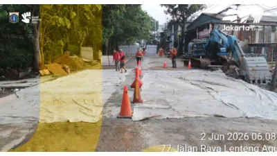Antisipasi Jalan Amblas, Pemprov DKI Jakarta Mulai Lakukan Inventarisasi Titik-titik Rawan di Ibu Kota
