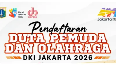 Pendaftaran Duta Pemuda dan Olahraga DKI Jakarta 2026 Resmi Dibuka, Cek Jadwal dan Syaratnya