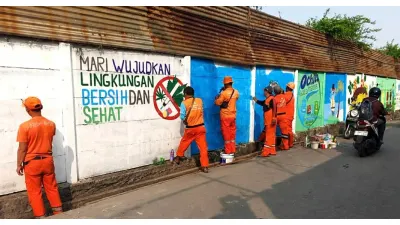 Tak Lagi Kumuh, Kawasan Jalan Salon di Kelurahan Sukapura Disulap Jadi Spot Edukasi Lingkungan
