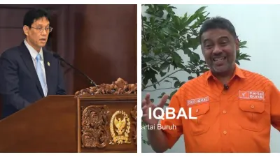 Menkeu Purbaya Yudhi Sadewa - Presiden Partai Buruh dan KSPI Said Iqbal (Sumber: Instagram @menkeuri dan @saidiqbalorange)
