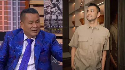 Hotman Paris dan Raffi Ahmad. (Sumber: Instagram.com/@raffinagita1717, youtube.com/@TonightShowNet)