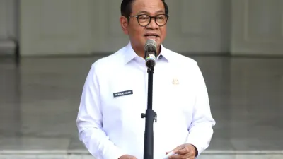 Gubernur DKI Jakarta, Pramono Anung buka suara terkait aksi unjuk rasa yang dilakukan oleh mahasiswa pada Jumat, 12 Juni 2026. (Sumber: Beritajakarta.id | Foto: Beritajakarta.id)