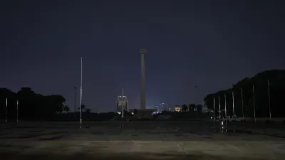 Pemprov DKI lakukan aksi pemadaman lampu di sejumlah titik ibu kota pada Sabtu (13/6). (Sumber: beritajakarta.id | Foto: beritajakarta.id)