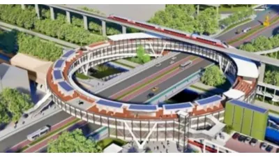 Desain Jembatan Cincin Donat Dukuh Atas (Sumber: Dok MRT Jakarta)