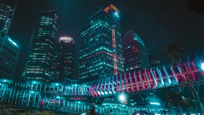 Suasana Jakarta Malam Hari. (Sumber: Unsplash/Visual Karsa)