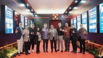 Wakil Gubernur DKI Jakarta, Rano Karno di Asia Pacific Video Operators Summit (APOS) 2026 di Nusa Dua Bali. (Sumber: beritajakarta.id | Foto: beritajakarta.id)