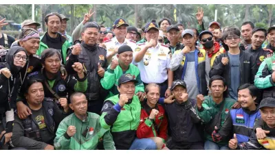 Dishub DKI Jakarta Siapkan Area Parkir Khusus Ojol (Sumber: beritajakarta.id)