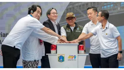Gubernur DKI Jakarta Pramono Anung resmi mencanangkan Pedestrian Deck Dukuh Atas (Sumber: beritajakarta.id)