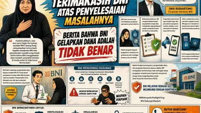 Bantah Isu Miring di Medsos! BNI Buktikan Integritas Lewat Pengembalian Dana Hermawati