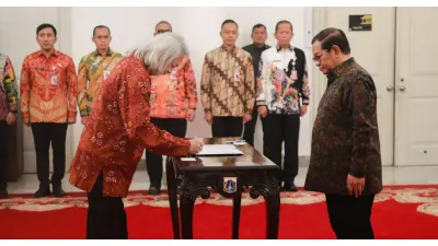 Gubernur DKI Jakarta Pramono Anung Kukuhkan Anggota Akademi Jakarta Periode 2026-2031 (Sumber: beritajakarta.id)