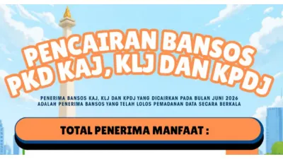 Pencairan Bansos PKD KAJ, KLJ, dan KPDJ Bulan Juni 2026 Resmi Cair Bertahap (Sumber: Instagram @dinsosdkijakarta)