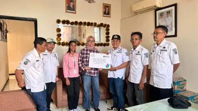 Bantuan pembangunan Sarana Air Bersih (SAB) bagi masyarakat di Kampung Warukut RW 013 dan Kampung Sekeangkrih RW 020, Desa Cileunyi Wetan, Kabupaten Bandung.
