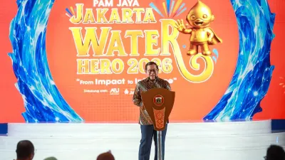 Gubernur DKI Jakarta, Pramono Anung, menyampaikan optimisme tinggi cakupan layanan air bersih di Jakarta akan mencapai 100 persen pada tahun 2029. (Sumber: Beritajakarta.id | Foto: Beritajakarta.id)