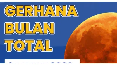 Gerhana Bulan Total 3 Maret 2026 (Sumber: Instagram @infobmkg)