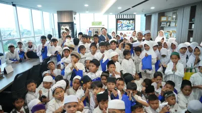 Ramadan Madani PNM Hadirkan Santunan dan Roleplay Kerja bagi Anak Yatim dan Dhuafa