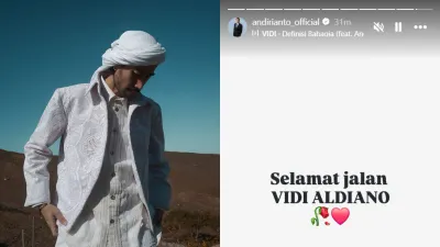 Kabar Duka, Vidi Aldiano Meninggal Dunia