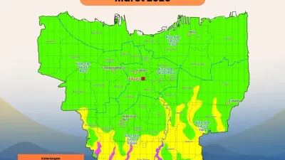 Imbauan potensi tanah longsor di beberapa wilayah DKI Jakarta sepanjang bulan Maret 2026. (Sumber: Instagram @dkijakarta | Foto: Instagram @dkijakarta)