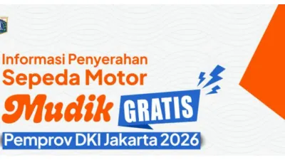 Keberangkatan Sepeda Motor Mudik Gratis 2026 Pemprov DKI Jakarta akan Dilakukan Hari Ini, Ada 6 Lokasi Tujuan