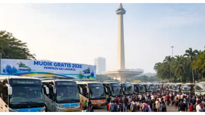 Peserta Mudik Gratis 2026 Pemprov DKI Jakarta Mencapai 30.774 Orang akan Diberangkatkan Pagi Ini dari Monas