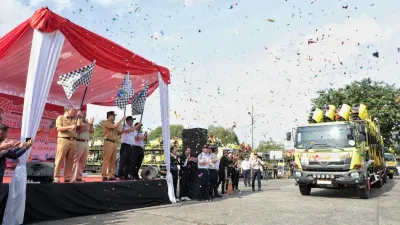 Peserta Program Mudik Gratis DKI Jakarta Berangkat Besok! 388 Sepeda Motor Pemudik Sudah Diangkut Duluan