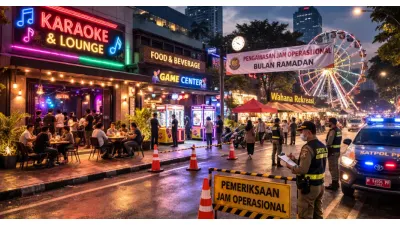 Langgar Aturan Jam Operasional Selama Bulan Ramadan, 21 Tempat Usaha Hiburan dan Rekreasi di Jakarta Diberi Peringatan 