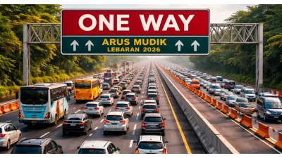 Catat! Jadwal One Way Nasional Arus Mudik Lebaran 2026