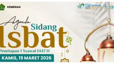 Tok!! Idul Fitri 1 Syawal 1447H Jatuh Pada 21 Maret 2026