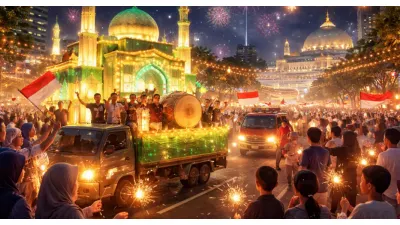 Jadwal Terbaru Car Free Night Malam Takbiran di Jakarta, Bukan Jam 22.00 WIB, tapi Dimulai Pukul...