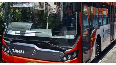 Catat! Titik Pemberhentian Terbaru Transjabodetabek Rute Blok M - Bandara Soetta, Berlaku Per Hari Ini