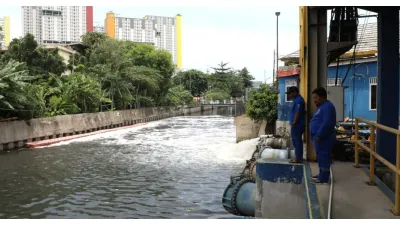 Siaga Cuaca Ekstrem, Dinas SDA DKI Optimalkan Infrastruktur Pengendali Banjir