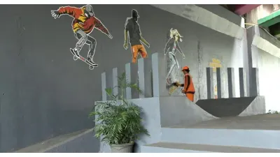Dari Lahan Kumuh Kini jadi Ruang Kreatif, Begini Penampakan Skate Park Veteran yang Bisa jadi Tempat Berkumpul dan Beraktivitas